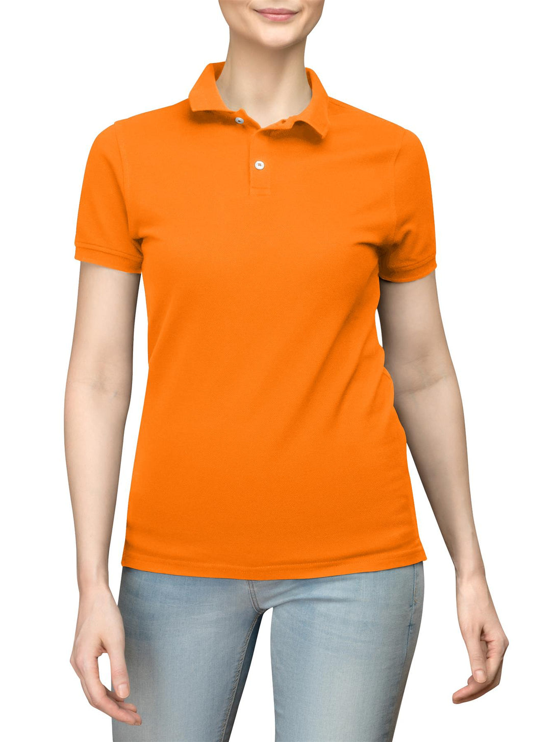 casual women polo t shirt
