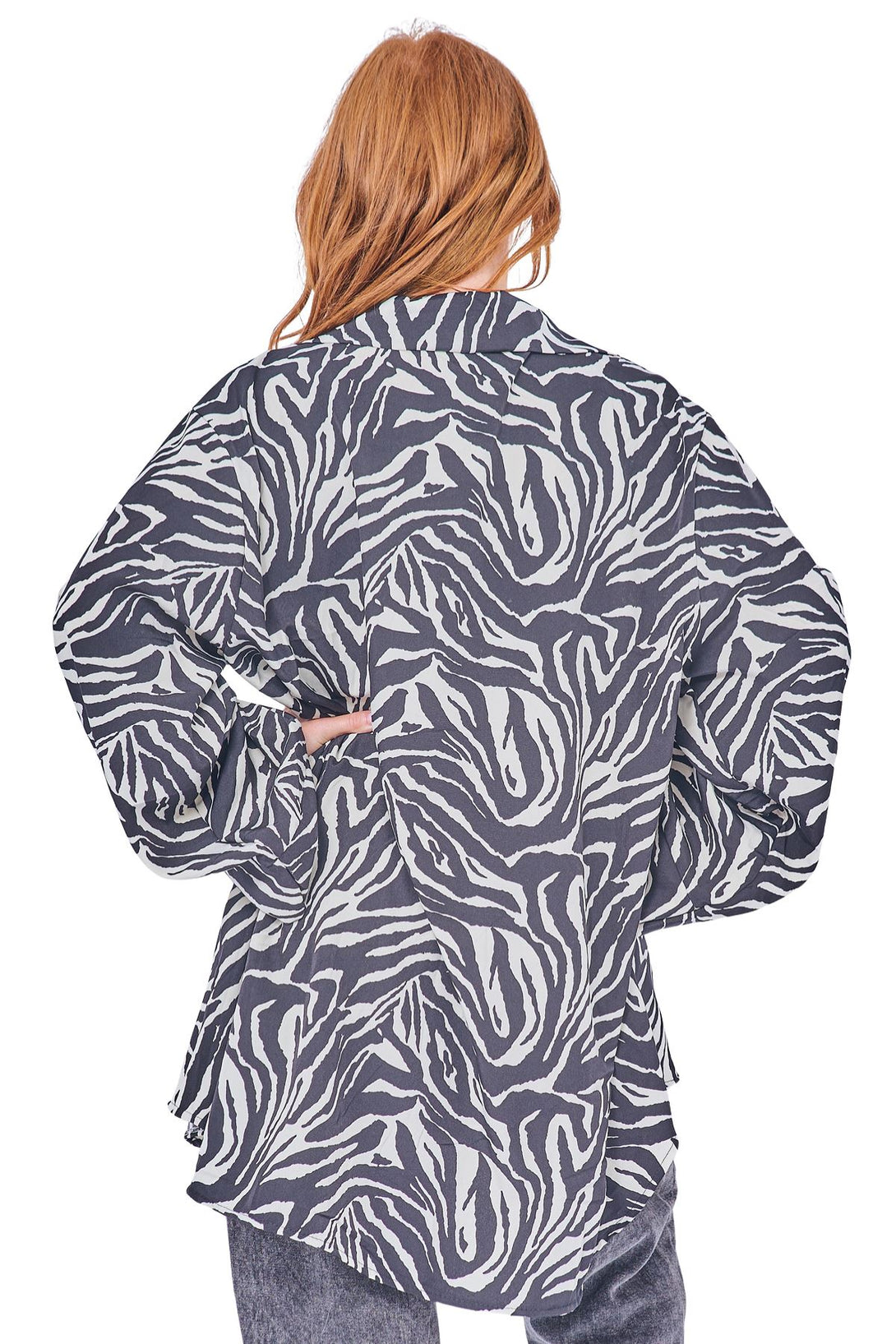 ladies leopards print swing tunic
