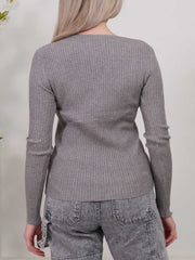 Plain knit Viscose Top