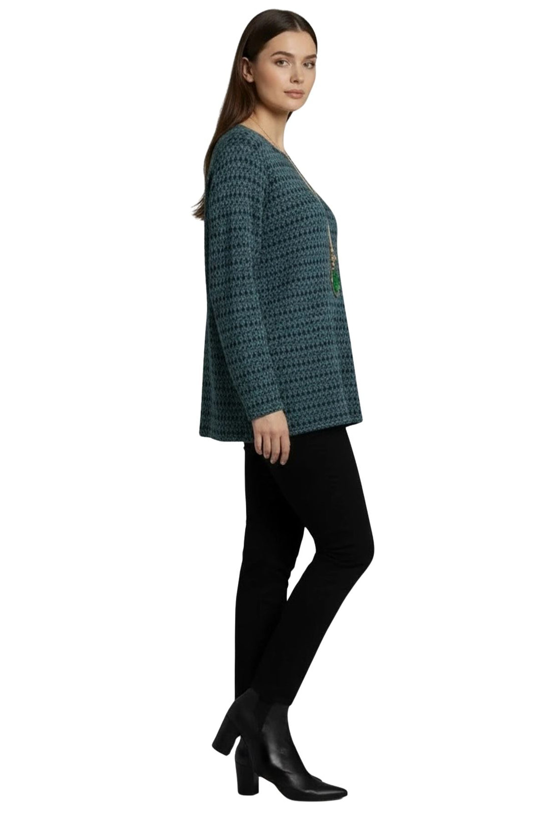 multicolour dotted stripe oversized top
