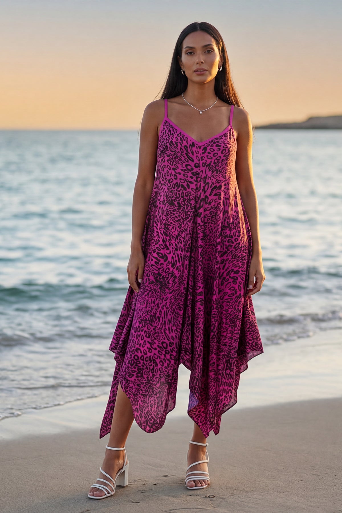 ladies hanky hem dress Wrangler Ladies' Hanky Hem Strappy Dress