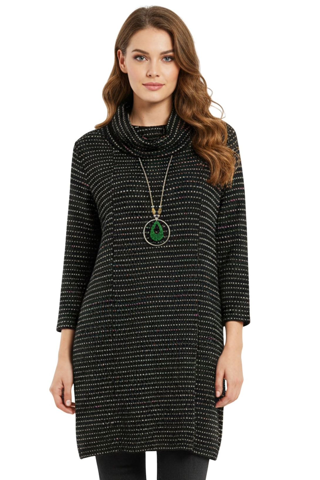 dots and stripes top
