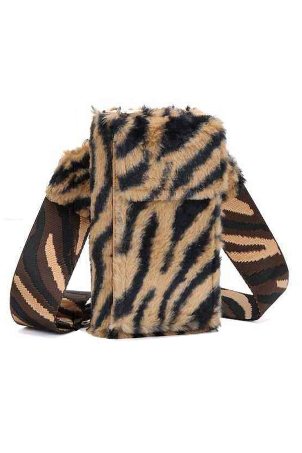 animal print sling bag
