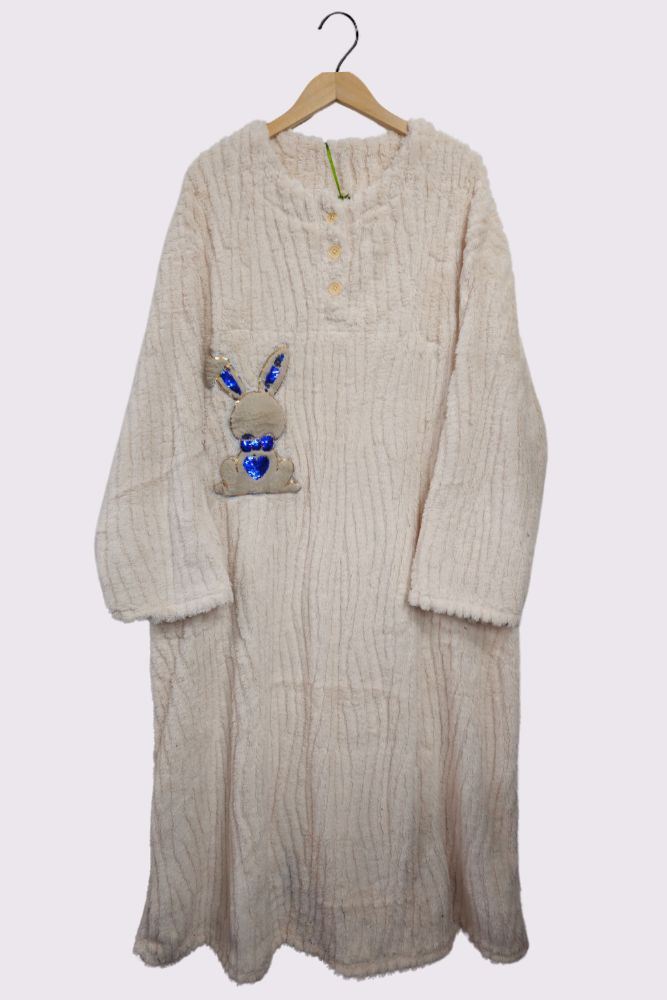 winter longline fleece nightwear
