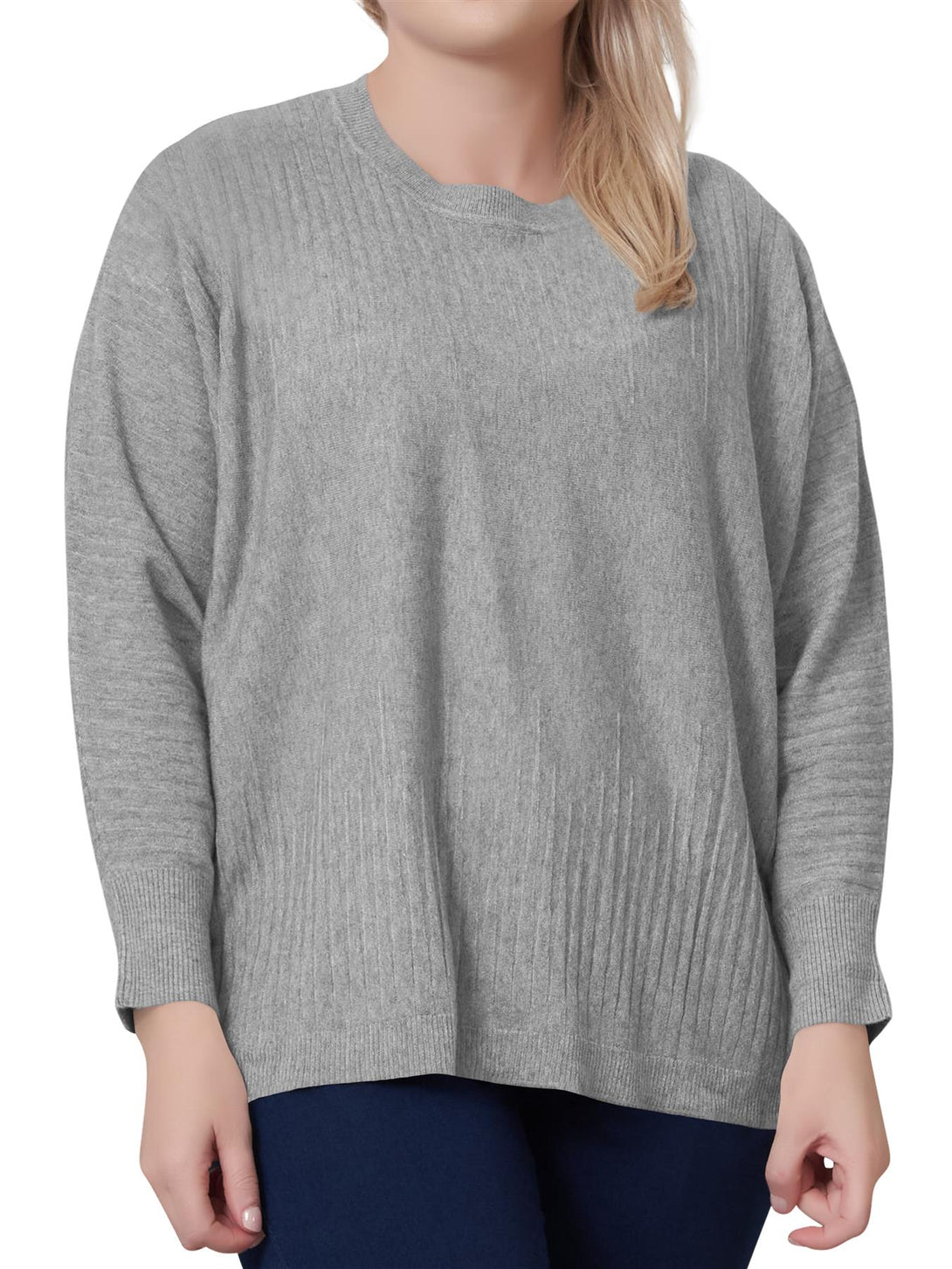 plain knitted tunic top
