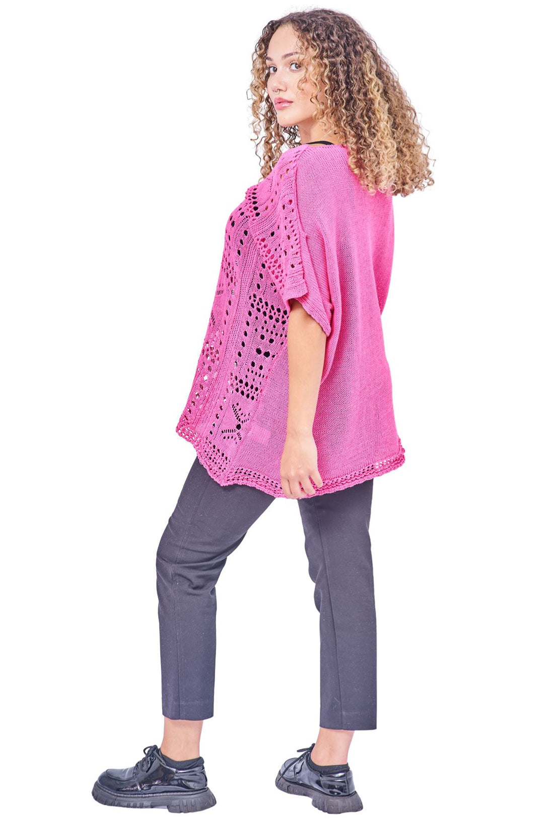 boho crochet cotton tunic