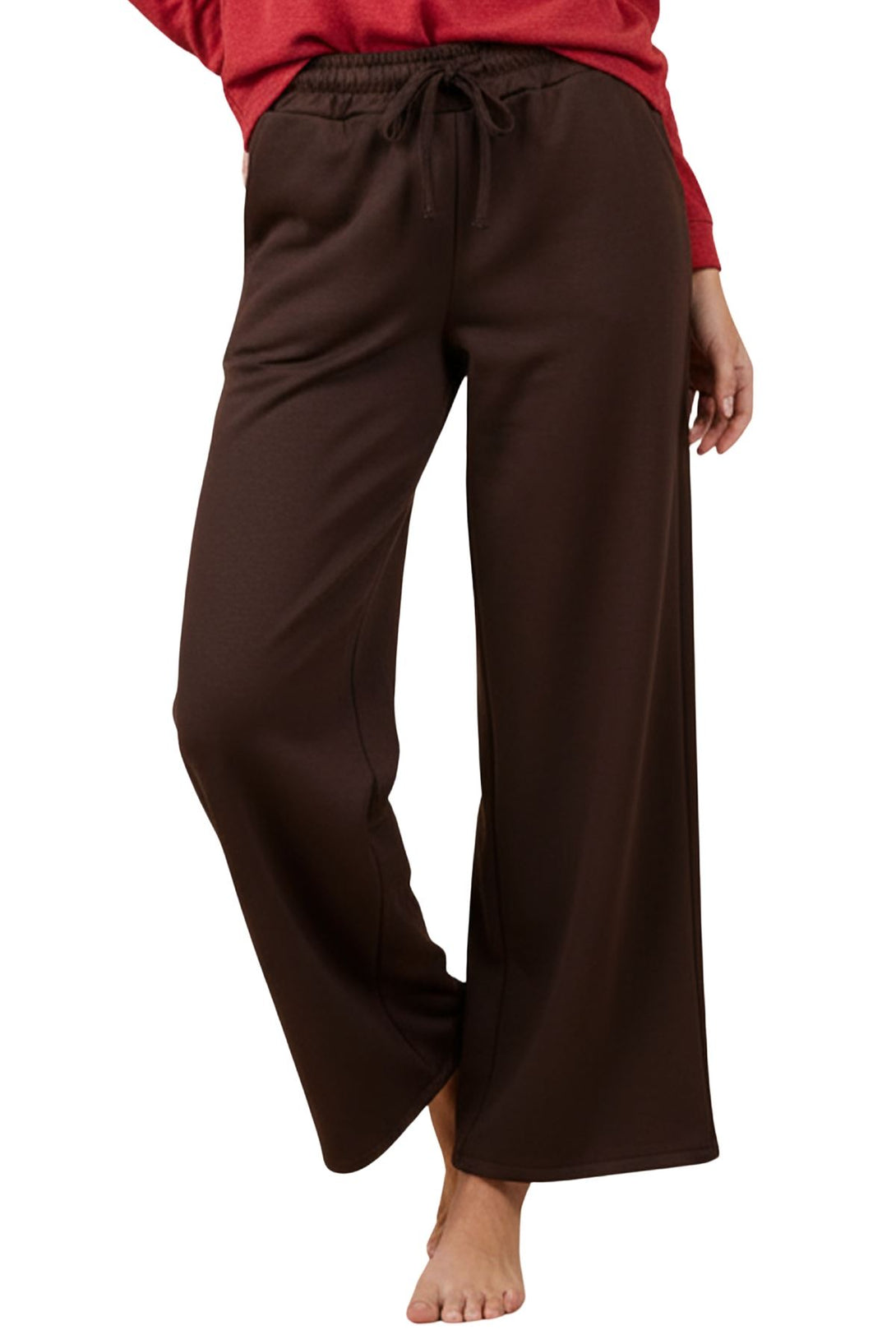 grey oversized drawstring trousers
