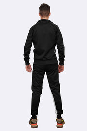 Panelled Zip-through Collared Tracksuit_GRWO