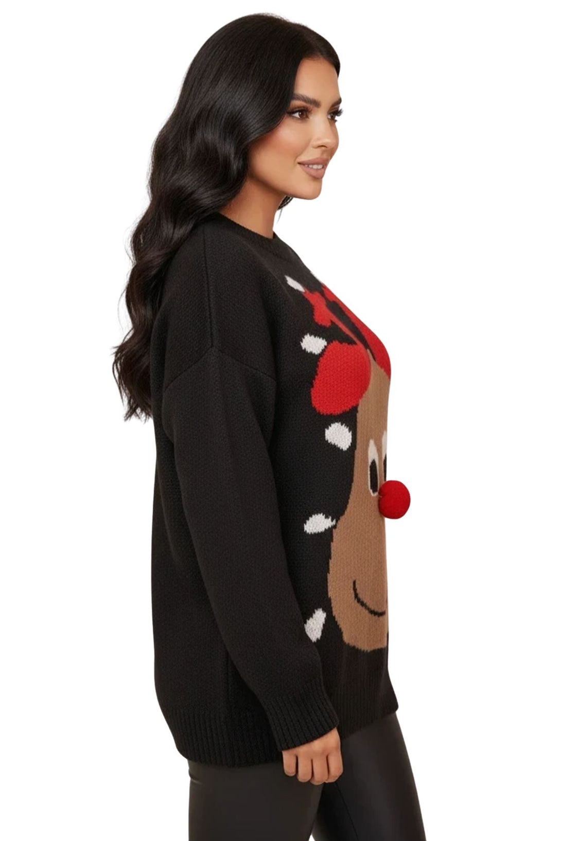 womens rudolph christmas jumper
