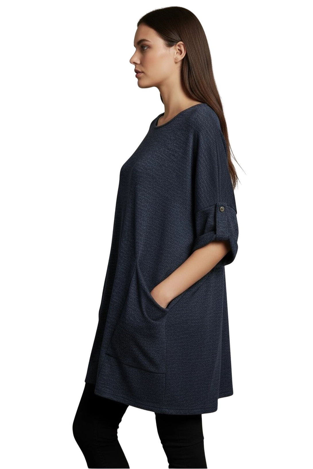 subtle heathered everyday top
