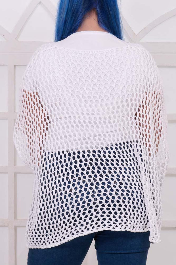 Crochet Heart Pattern Cotton Top