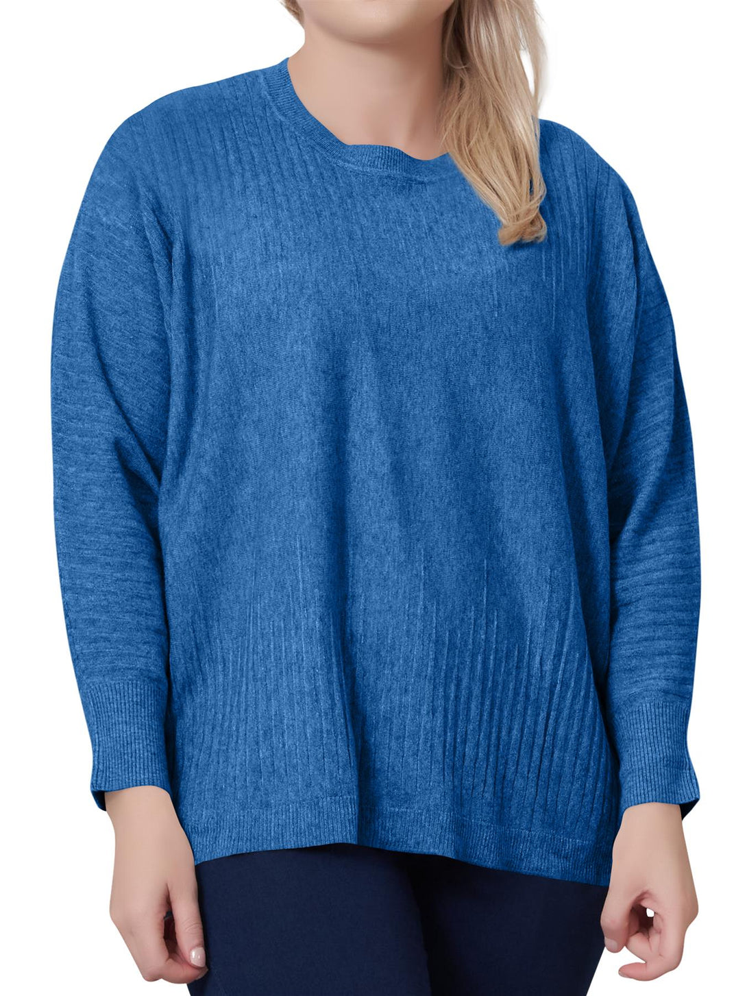 long sleeve knitted tunic top
