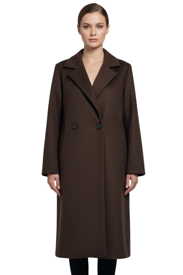 longline coat with side pockets womens
