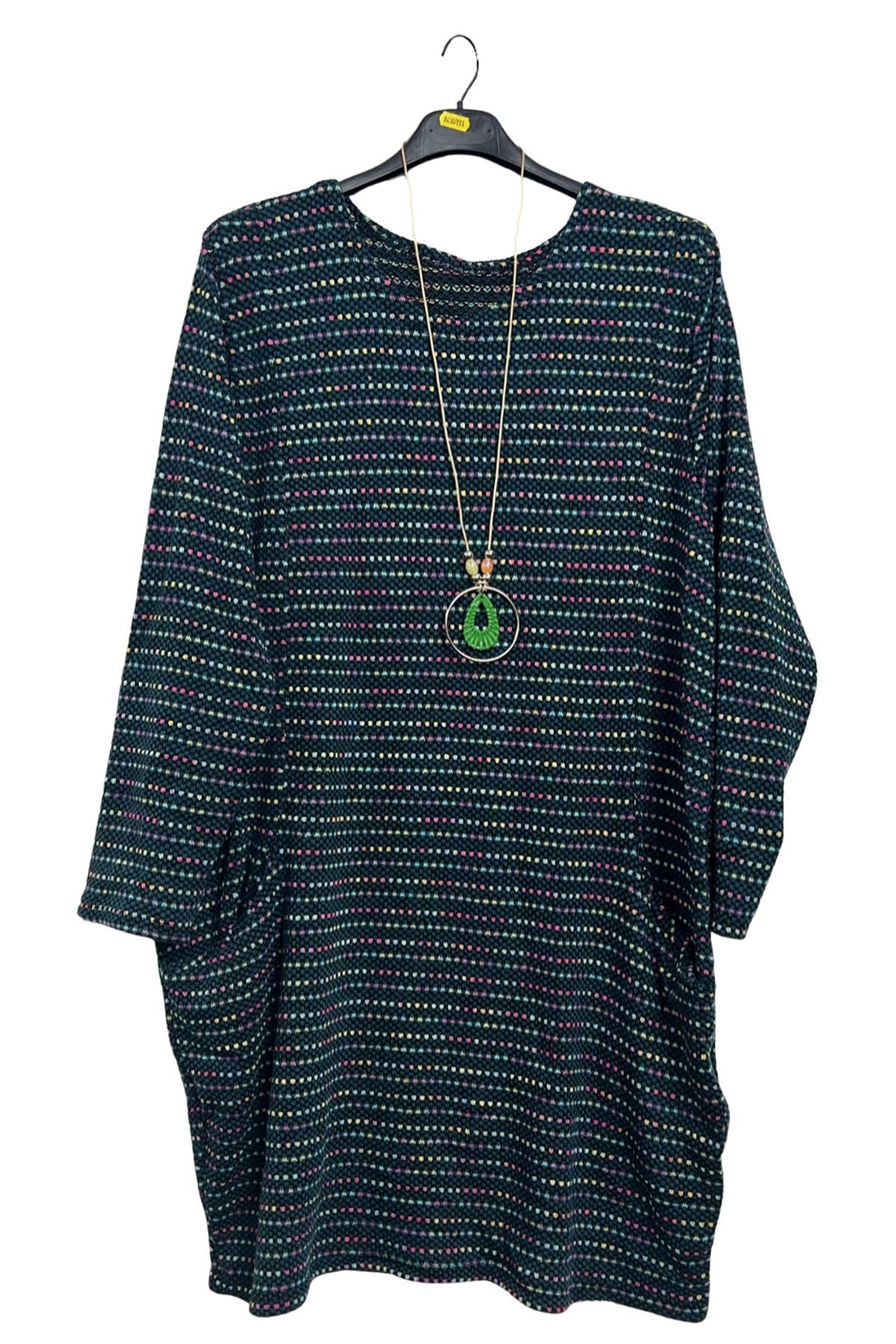 multicolour dots casual holiday dress
