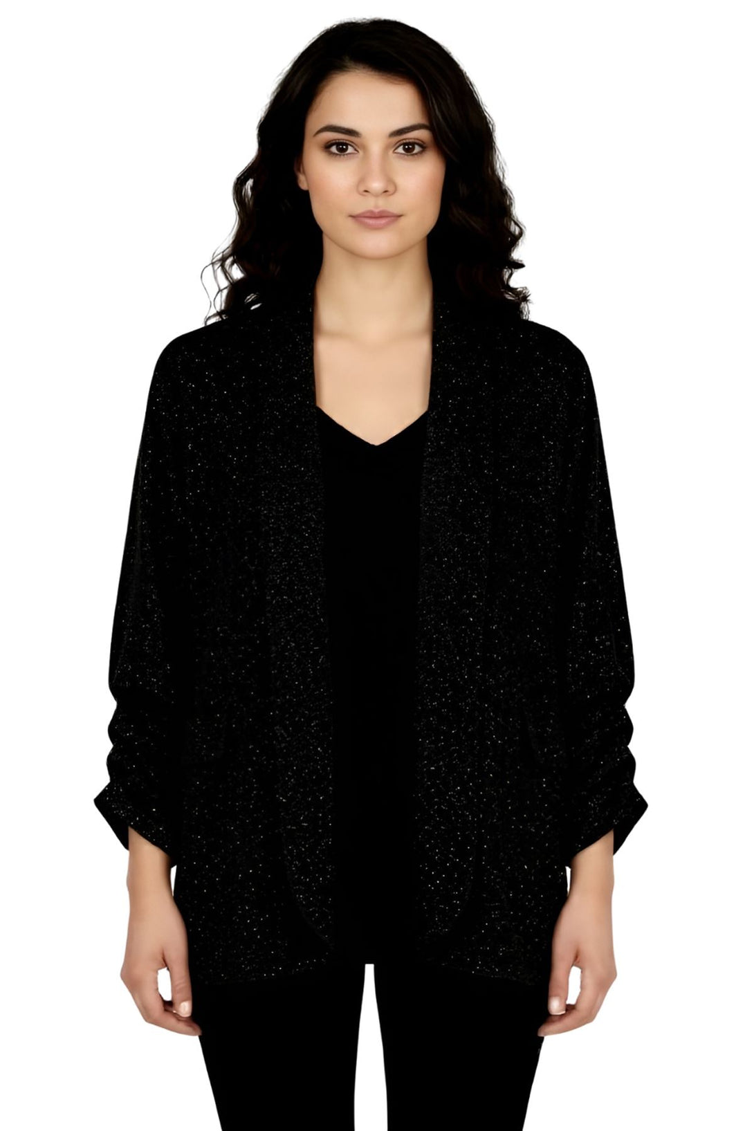 soft subtle glitter cardigan
