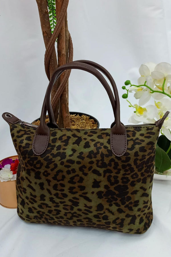 tote zipper closure two handle shoulder bag
