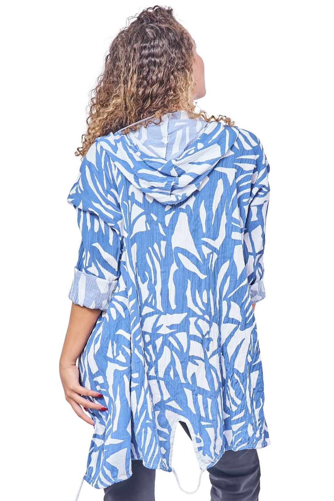 womens everyday leaf pattern cardigan
