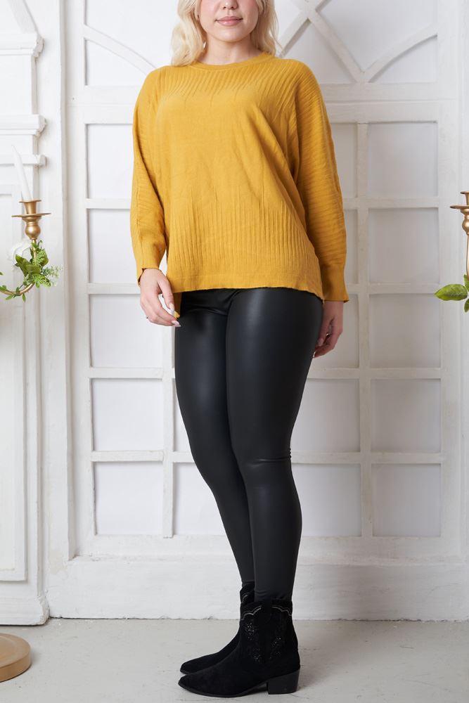 dusty pink knitted tunic top
