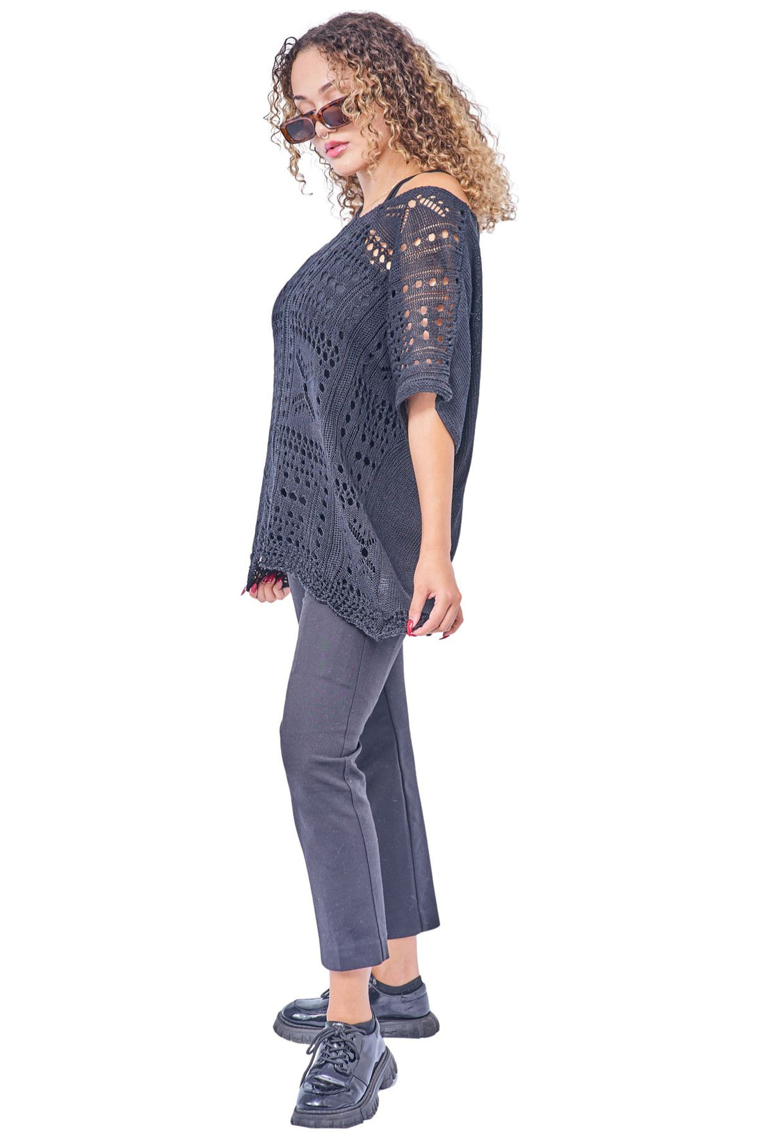 crocheted tunic top for ladies