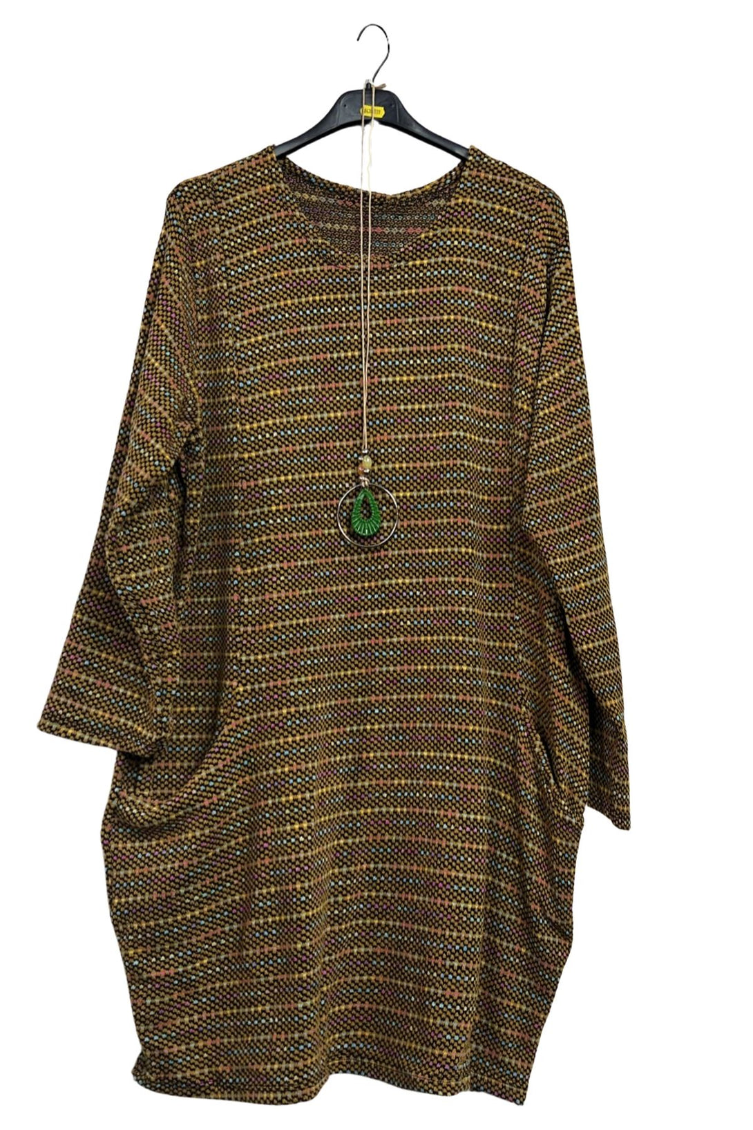 everyday multicolour print pocket dress
