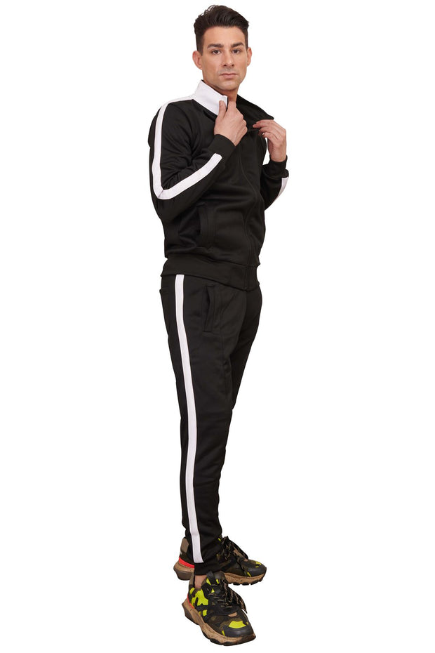 Tape Funnel Skinny Fit Tracksuit