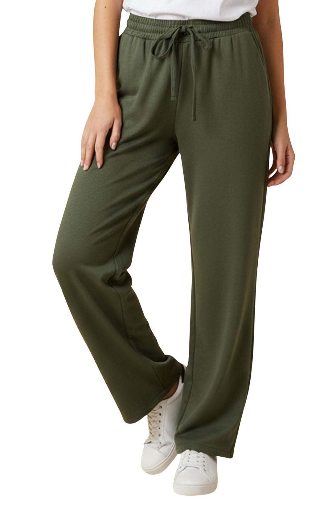 black oversized lounge trousers
