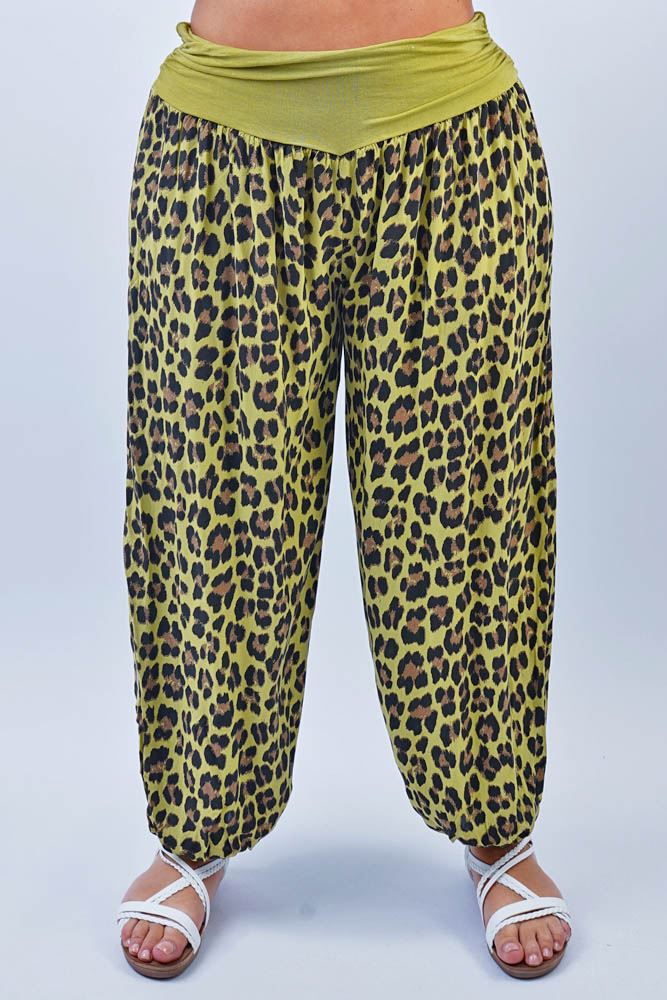 Leopard Print Hareem Pants