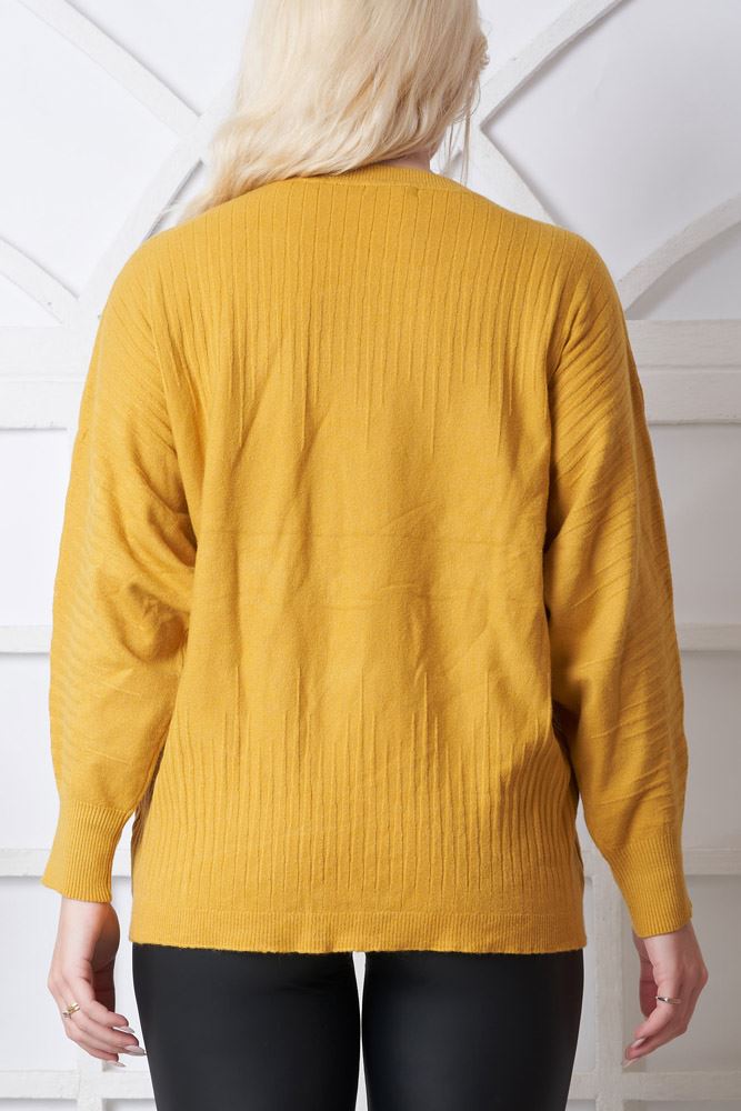 light grey knitted tunic top
