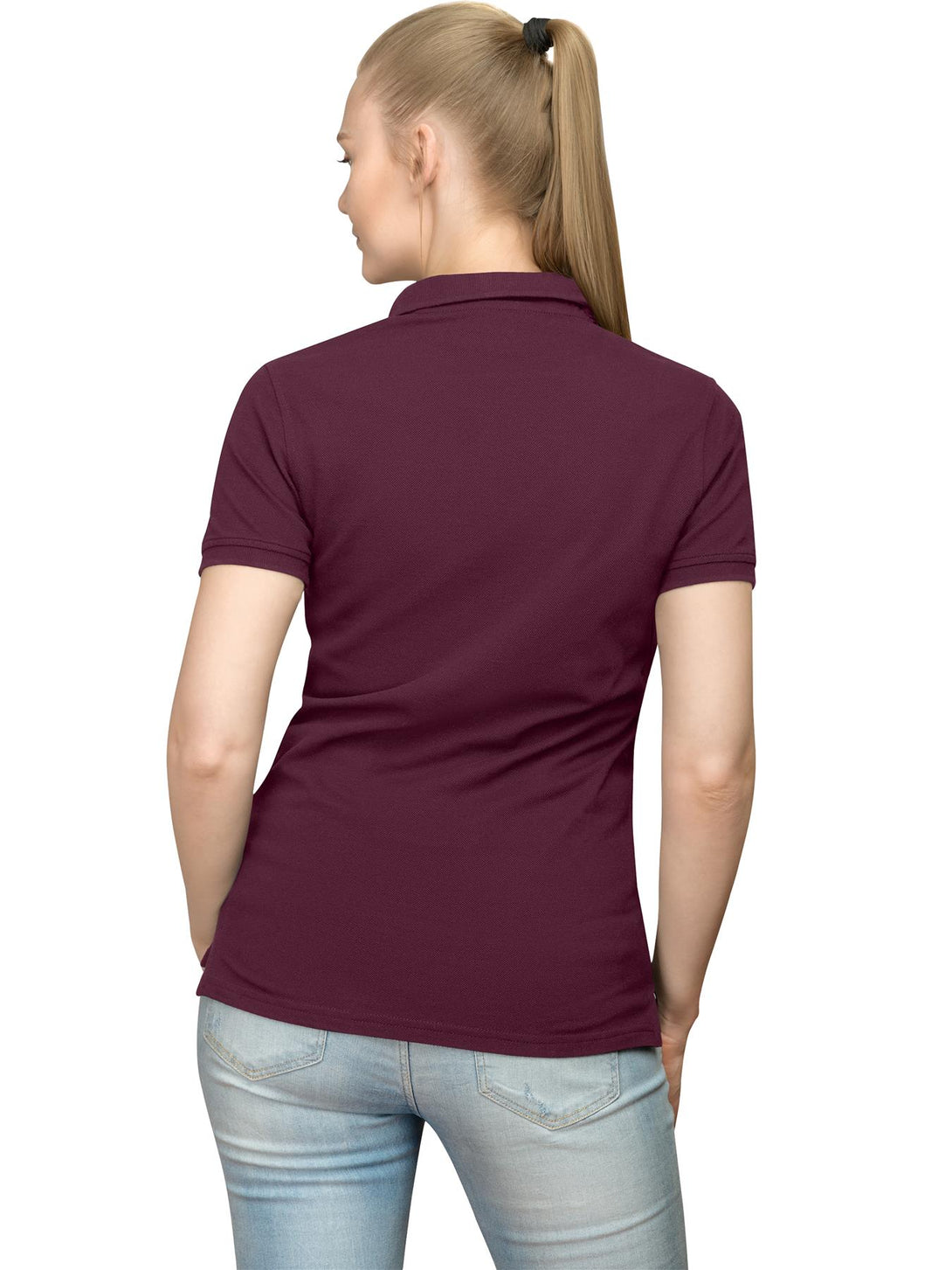 women cotton polo t shirt
