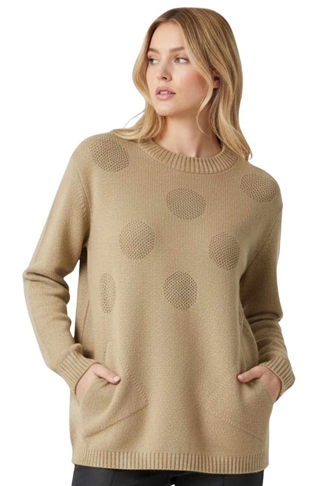 polka dot tunic top for leggings
