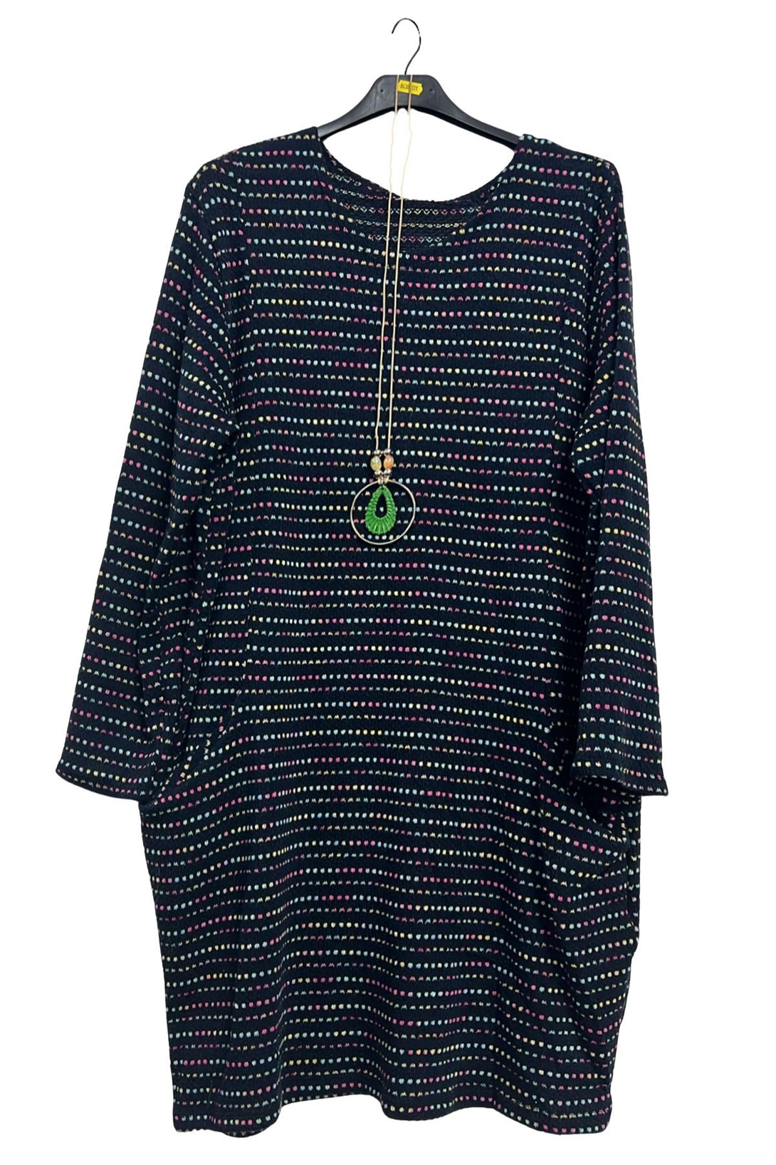 multicolour dots weekend dress
