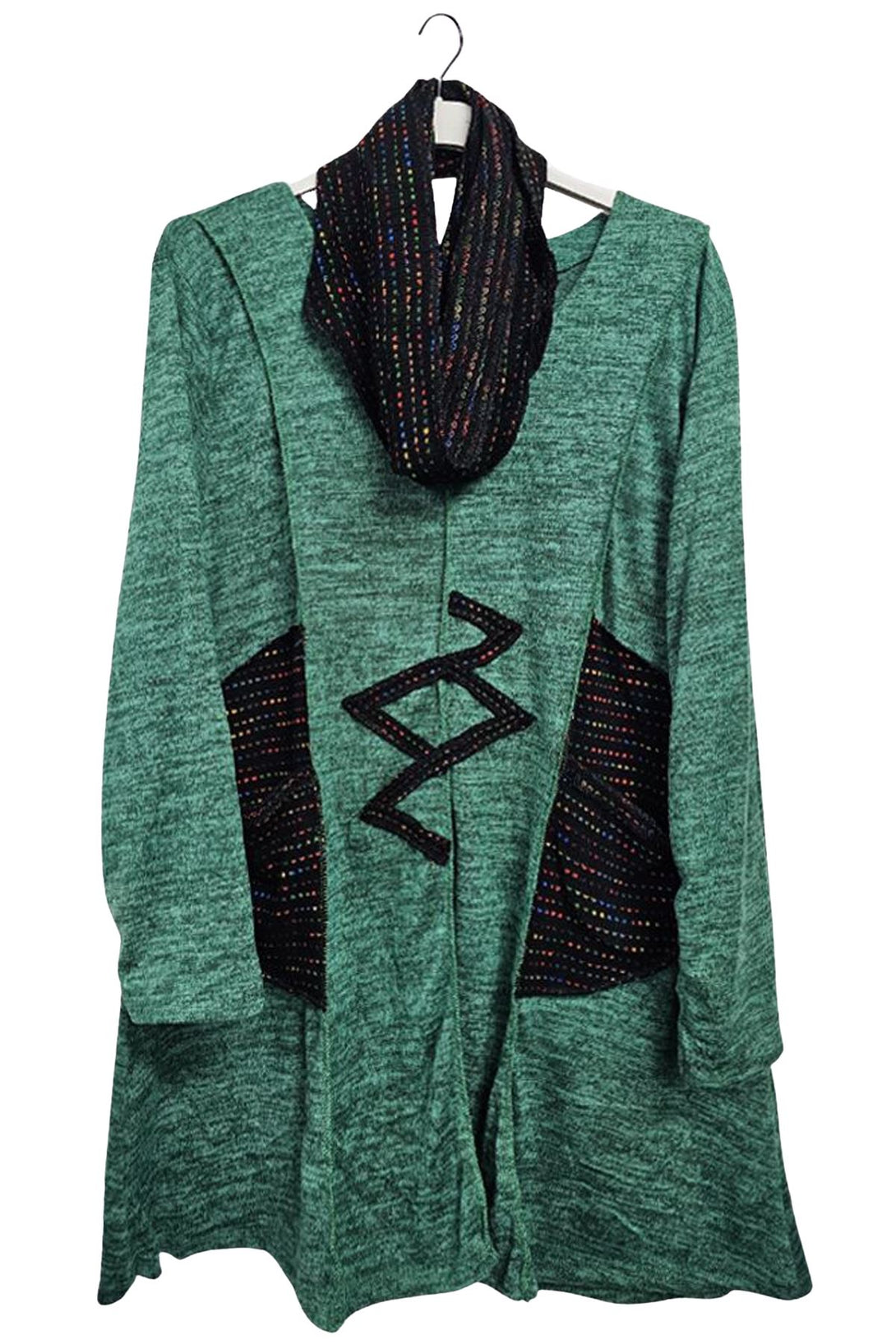 colourful zig zag blouse
