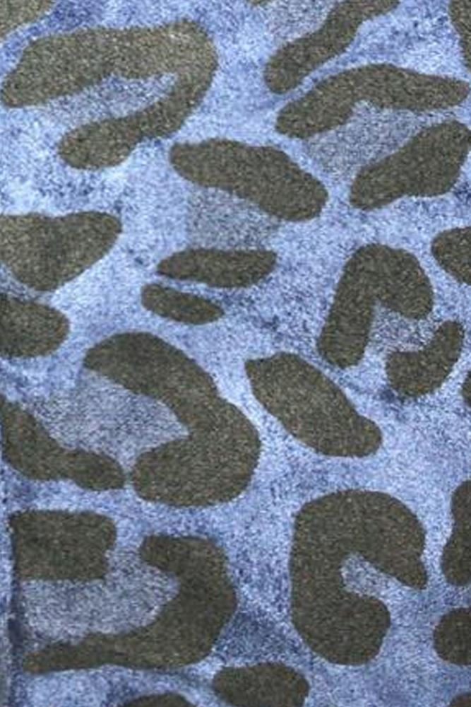 Drawstring Leopard Print Jogger