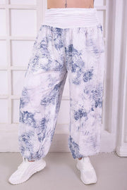 Floral Print Hareem Pants