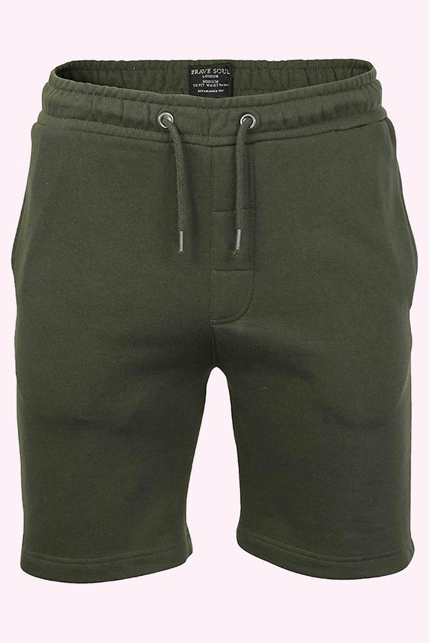 Mens Cotton Sweatpant Pocket Shorts_GRWO