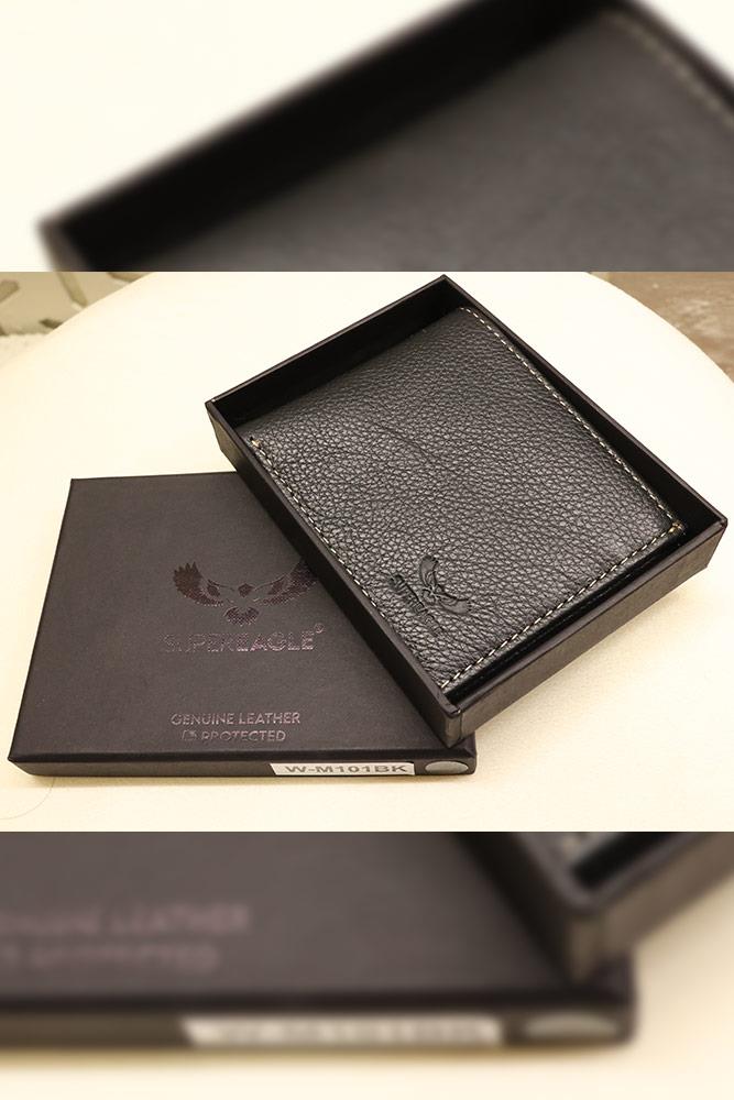 Milled Cow Leather Genuine Wallet