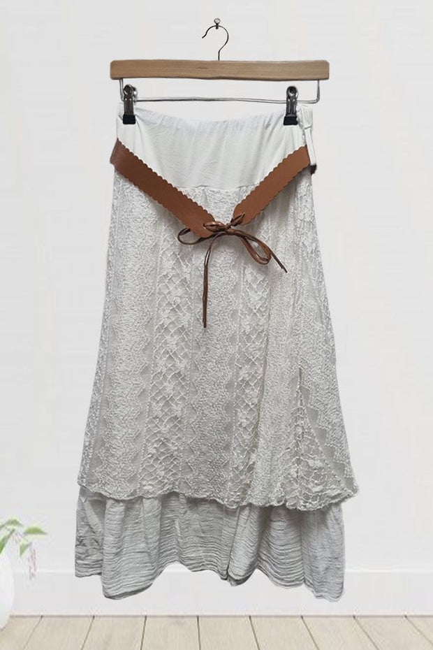 Italian Crochet Layered Skirt