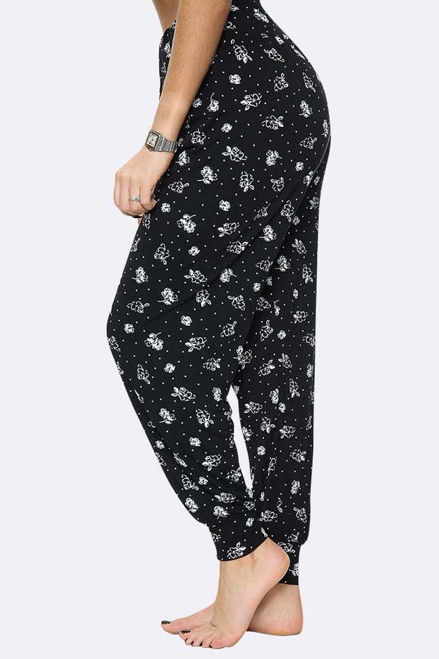 Women Flower & Dot  Printed Alibaba Hareem Trouser