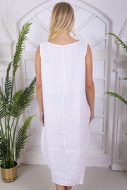 Plain Linen Dress