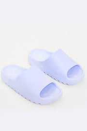 Plain Thick Soled Rubber Slippers_GRWO