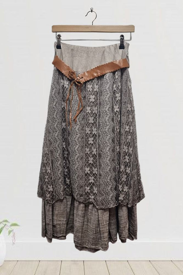 Italian Crochet Layered Skirt