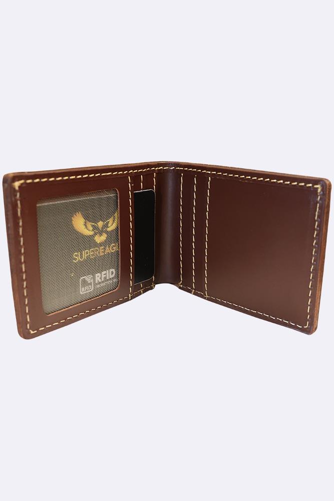 Pull-up Cow Leather Genuine Wallet_GRWO